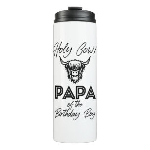 Garrafa Térmica Holly Vaca Papa, Garoto De Aniversário, Vaca 1