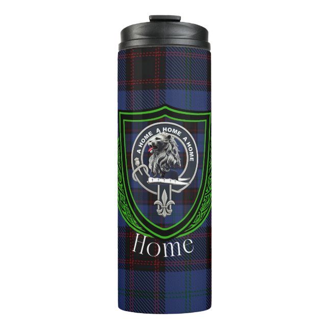 Garrafa Térmica Home Scottish Clan Tartan & Crest Thermal Tumbler (Frente)