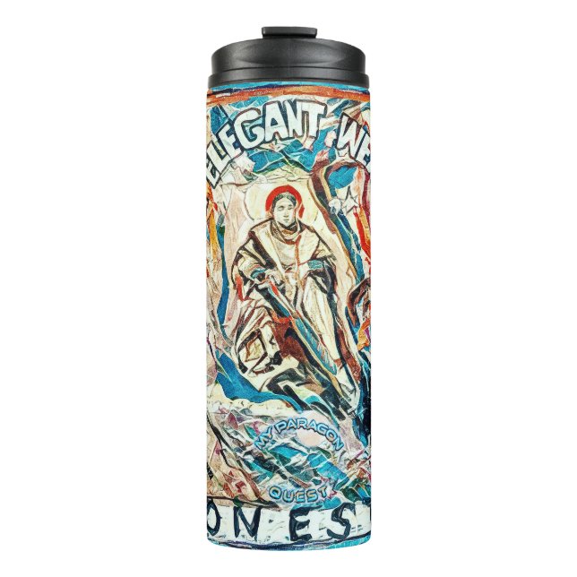 Garrafa Térmica Honestidade, uma arma elegante para tempos civiliz (Frente)