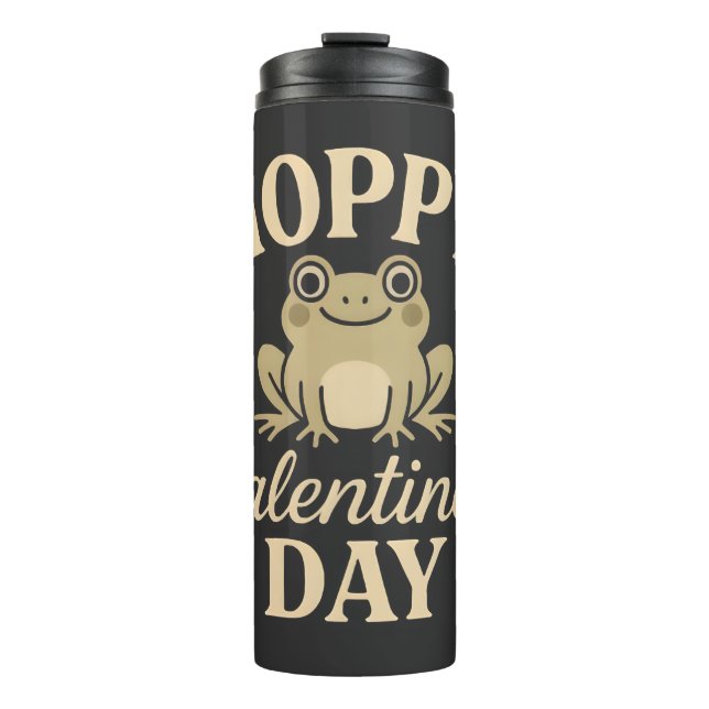 Garrafa Térmica Hoppy Valentine's Day T-Shirt (Frente)