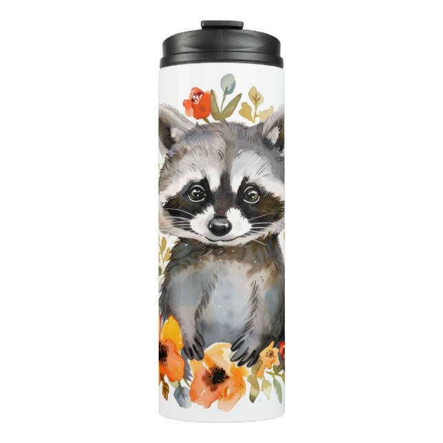 Garrafa Térmica Hormona de Flores de Verão (Frente)