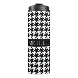 Garrafa Térmica Houndstooth BW Personalizado
