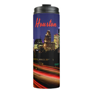 Garrafa Térmica Houston Texas City Skyline