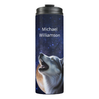 Garrafa Térmica Howling Wolf Monograma