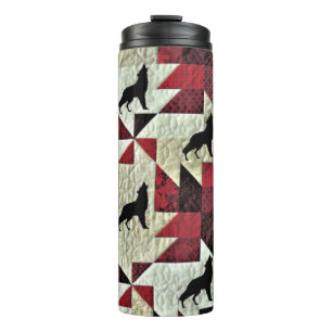 Garrafa Térmica Howling Wolf Quilt