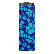 HULA HAWAIANA (HIBÍSCO) AZUL ESCURO/CLARO
