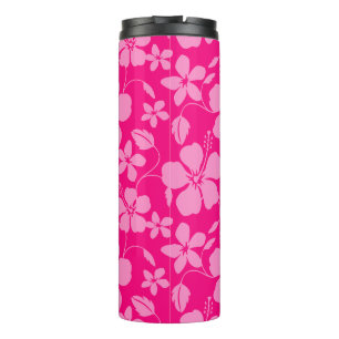 GARRAFA TÉRMICA HULA HAWAIIANA (HIBÍSCO) GOIABA ROSA