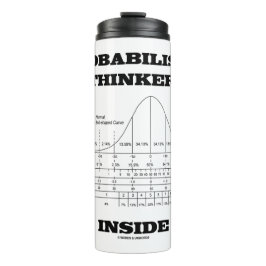 Garrafa Térmica Humor com Curva de Dentro Pensador Provável