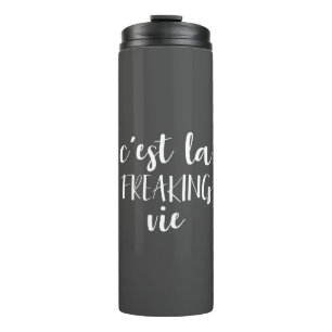 Garrafa Térmica Humor Francês Engraçado Presente Francófilo Paris