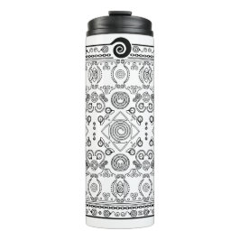 Garrafa Térmica Hypno Spiral Bandana Tumbler Viagem Térmico