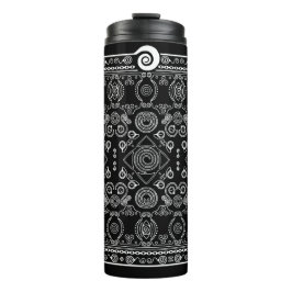 Garrafa Térmica Hypno Spiral Bandana Tumbler Viagem Térmico
