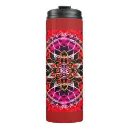 Garrafa Térmica Hypnotic Red Mandala