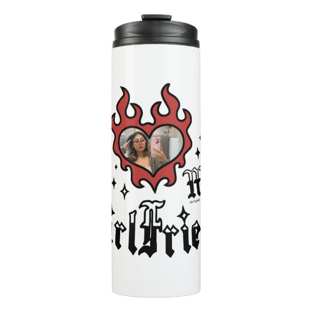 Garrafa Térmica I Love My Girlfriend - Red - DingusDesign (Frente)