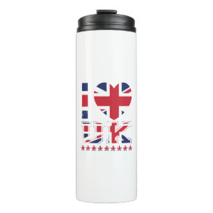 Garrafa Térmica I Love United Kingdom-Uk-United Kingdom-England