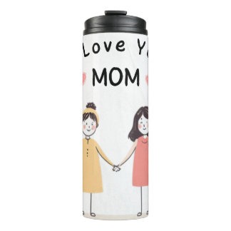 Garrafa Térmica I Love You Mom Thermal Tumbler | Mother's day gift