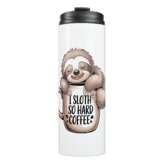 Garrafa Térmica I Sloth Without Coffee