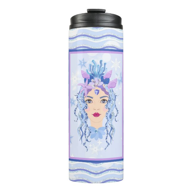 Garrafa Térmica Ice Queen Mermaid Tumbler (Frente)