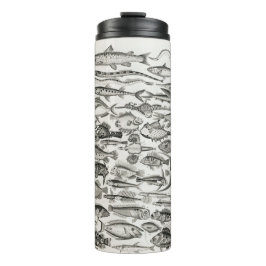 Garrafa Térmica Ichtiologictiologia, peixes, oceanos, ictiólogo