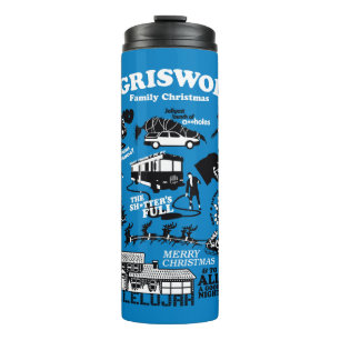 Garrafa Térmica Ícones e cotações das férias de Natal