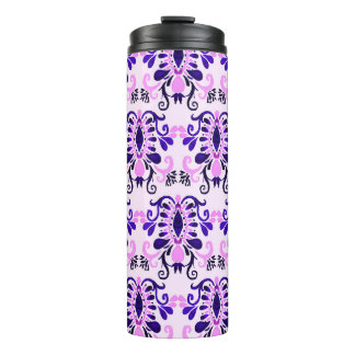 Garrafa Térmica Ikat Watercolor: Étnica Tribal Sem Olhos