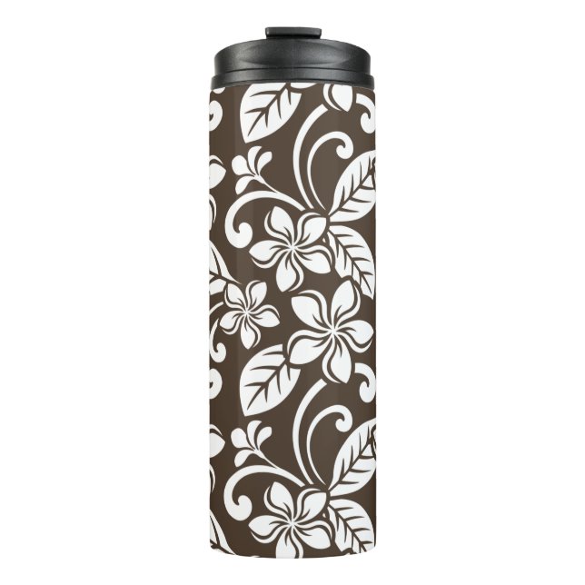 GARRAFA TÉRMICA ILHA PLUMERIA (CAFÉ BROWN) (Frente)