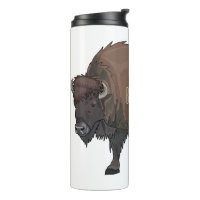 Ilustração de desenho animado Bison