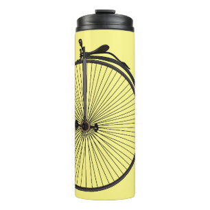 Garrafa Térmica Ilustração de desenho animado de bicicleta de alta