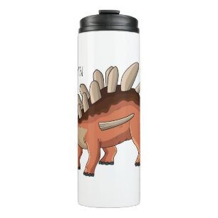 Garrafa Térmica Ilustração de desenho animado de Kentrosaurus