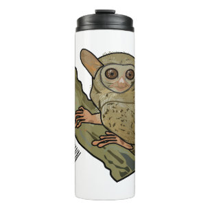 Garrafa Térmica Ilustração de desenho animado de Tarsier