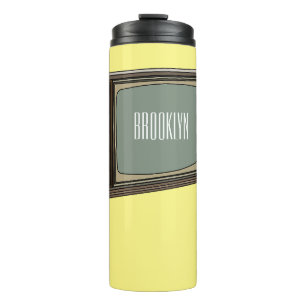 Garrafa Térmica Ilustração de desenho animado de televisão