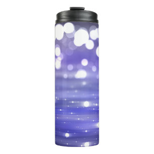Garrafa Térmica ilustração de fundo violeta abstrato brilhante d