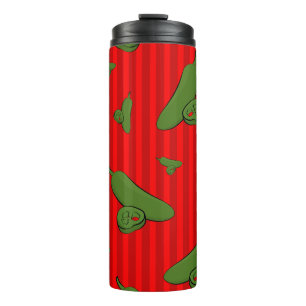 Garrafa Térmica Ilustração Jalapeno