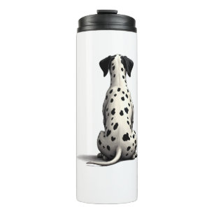 Garrafa Térmica Ilustração Minimalista de Cachorro Dalmatiano Anti