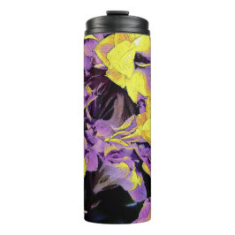 Garrafa Térmica Ilustração - Planta Amarela de Kalanchoe