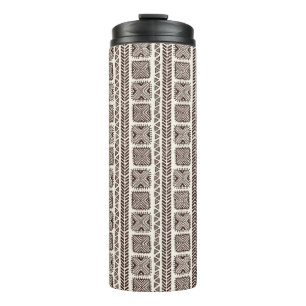 Garrafa Térmica Ilustração tribal sem descontinuidades