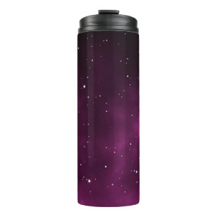 Garrafa Térmica Imagem de paisagem com design gráfico astronômico 