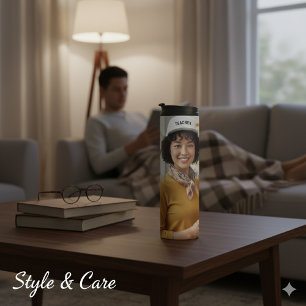 Garrafa Térmica Imagem Moderna Personalizada Isolada