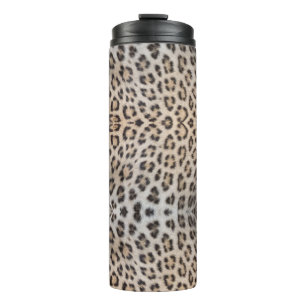 Garrafa Térmica Impressão animal sobre pele de na moda-leopardo-El