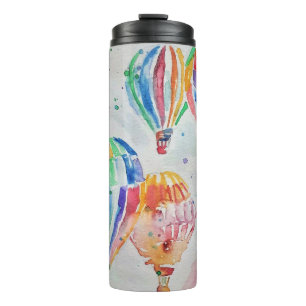 Garrafa Térmica Impressão Colorida de Balões de Ar Quente