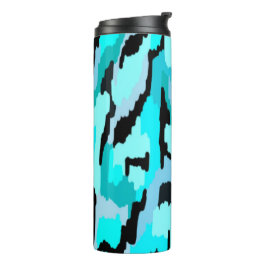 Garrafa Térmica Impressão de Abstrato preto e branco