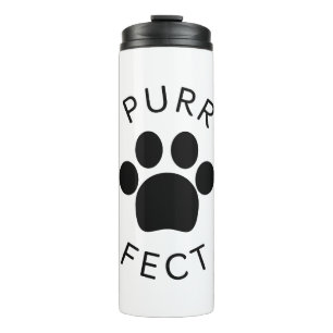 Garrafa Térmica Impressão de Puro Paw Perfeito do Cat