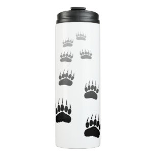 Garrafa Térmica Impressão de Vara Preta Gradiente