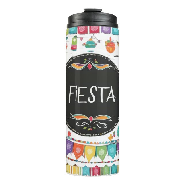 Garrafa Térmica Impressão Fiesta Fun (Frente)