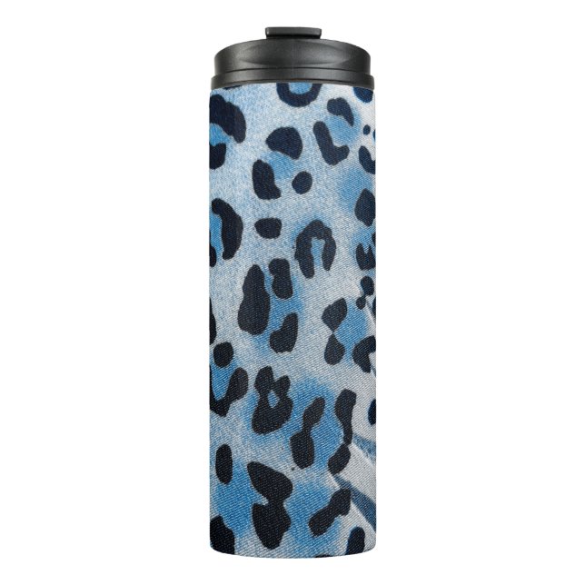 Garrafa Térmica Impressão Leopardo (Frente)