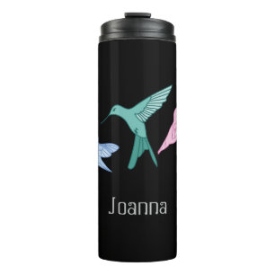 Garrafa Térmica Impressão Personalizada de Beija-flor
