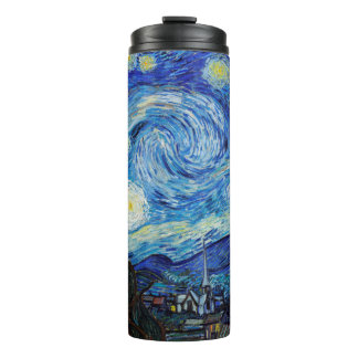 Garrafa Térmica Impressionismo Vincent Van Gogh Starry Night
