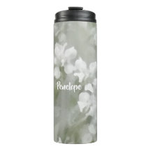 Impressionista Branco Arte Botânica com Nome