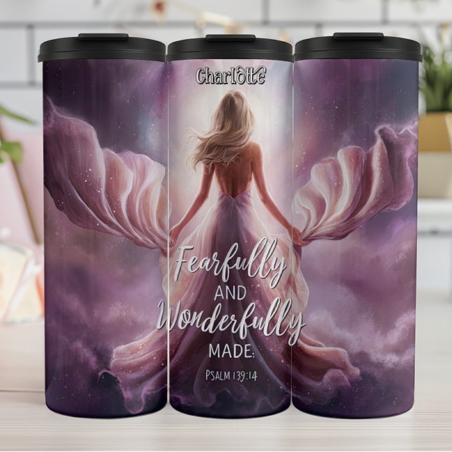 Garrafa Térmica Incrível e Maravilhosa Figura Rosa (Criador carregado)