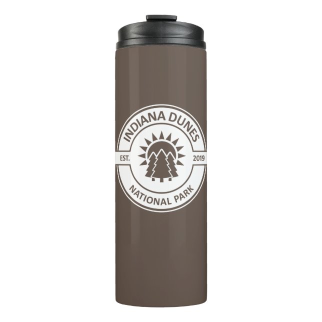 Garrafa Térmica Indiana Dunes National Park Sun Trees (Frente)