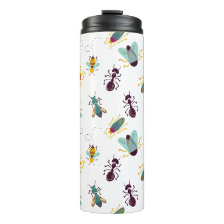 Garrafa Térmica insetos insetos bonitos